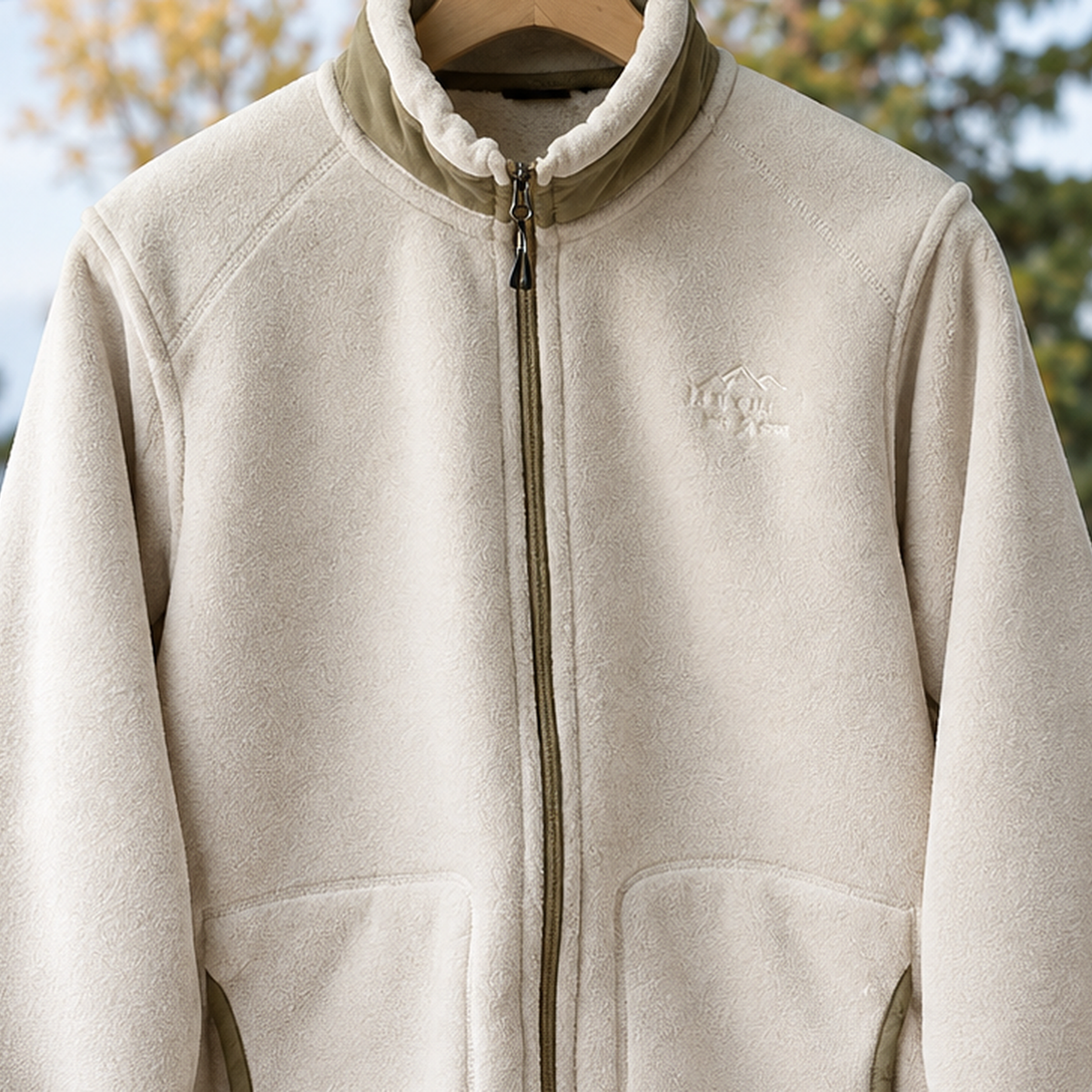 Herren Fleecejacke mit Stehkragen – Regular Fit
