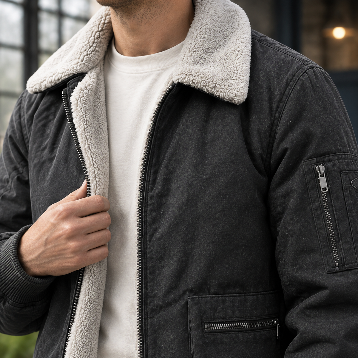 Damen Fleecejacke – Relaxed Fit, Freizeit