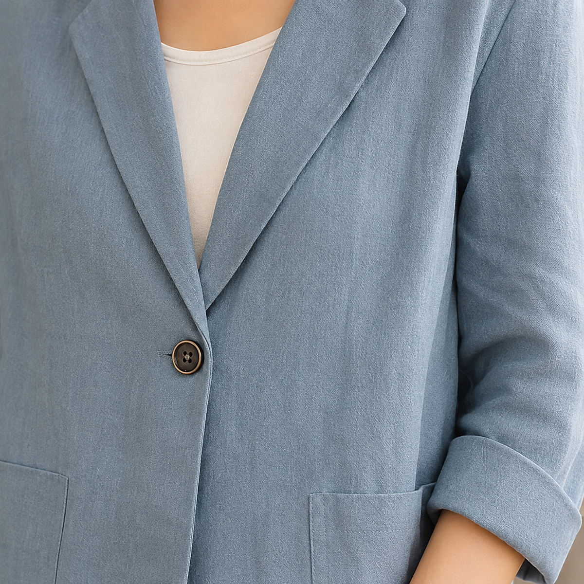 Damen Blazer Relaxed Fit Business Freizeit