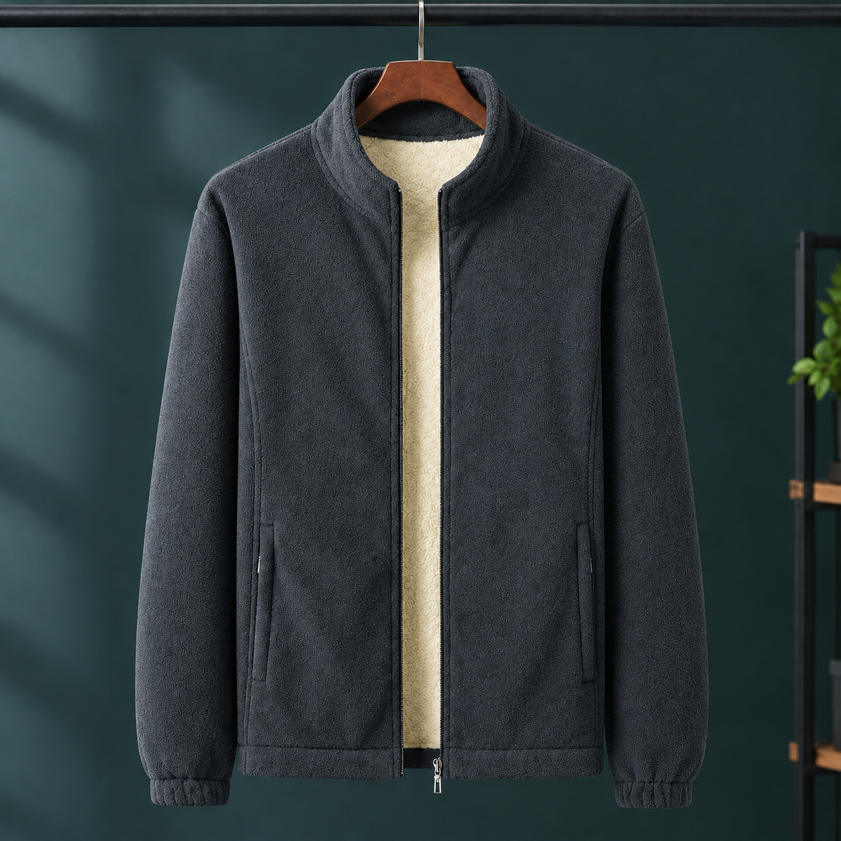 Damen Fleecejacke mit Stehkragen – Regular Fit