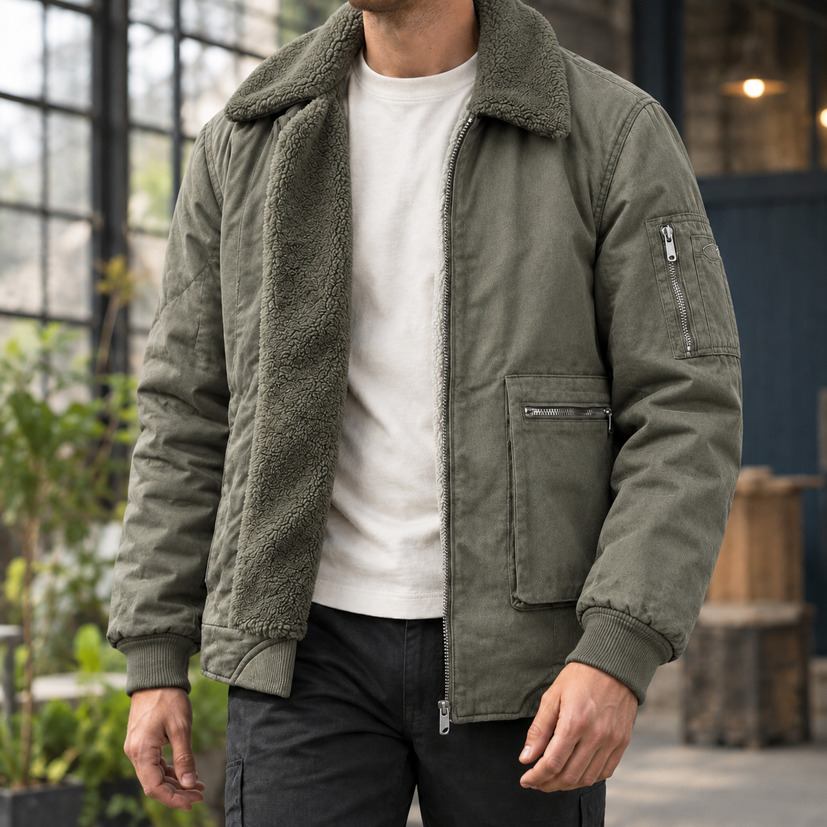 Damen Fleecejacke – Relaxed Fit, Freizeit