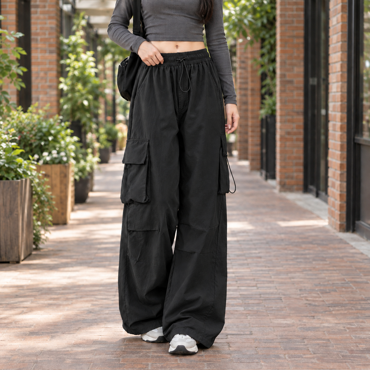 Damen Hose mit weitem Bein – Relaxed Fit