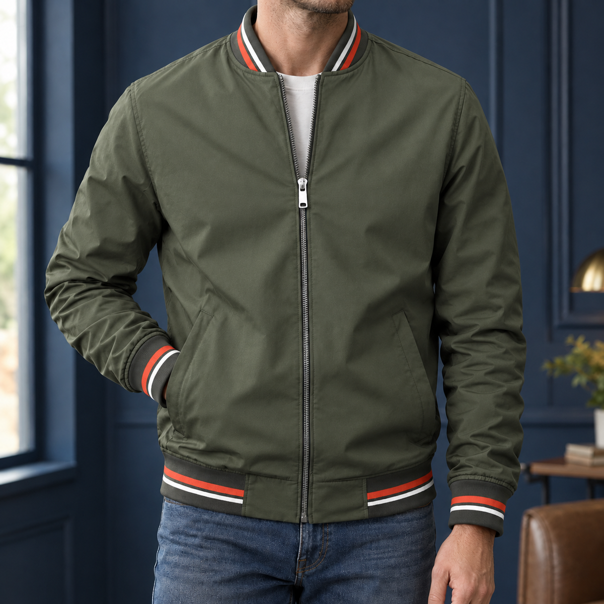 Herren College-Jacke Varsity – Regular Fit