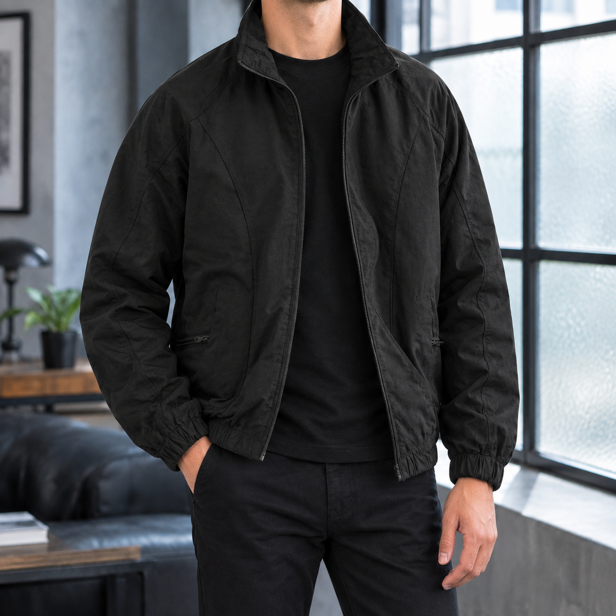 Damen Zip-Jacke – Relaxed Fit, Freizeit