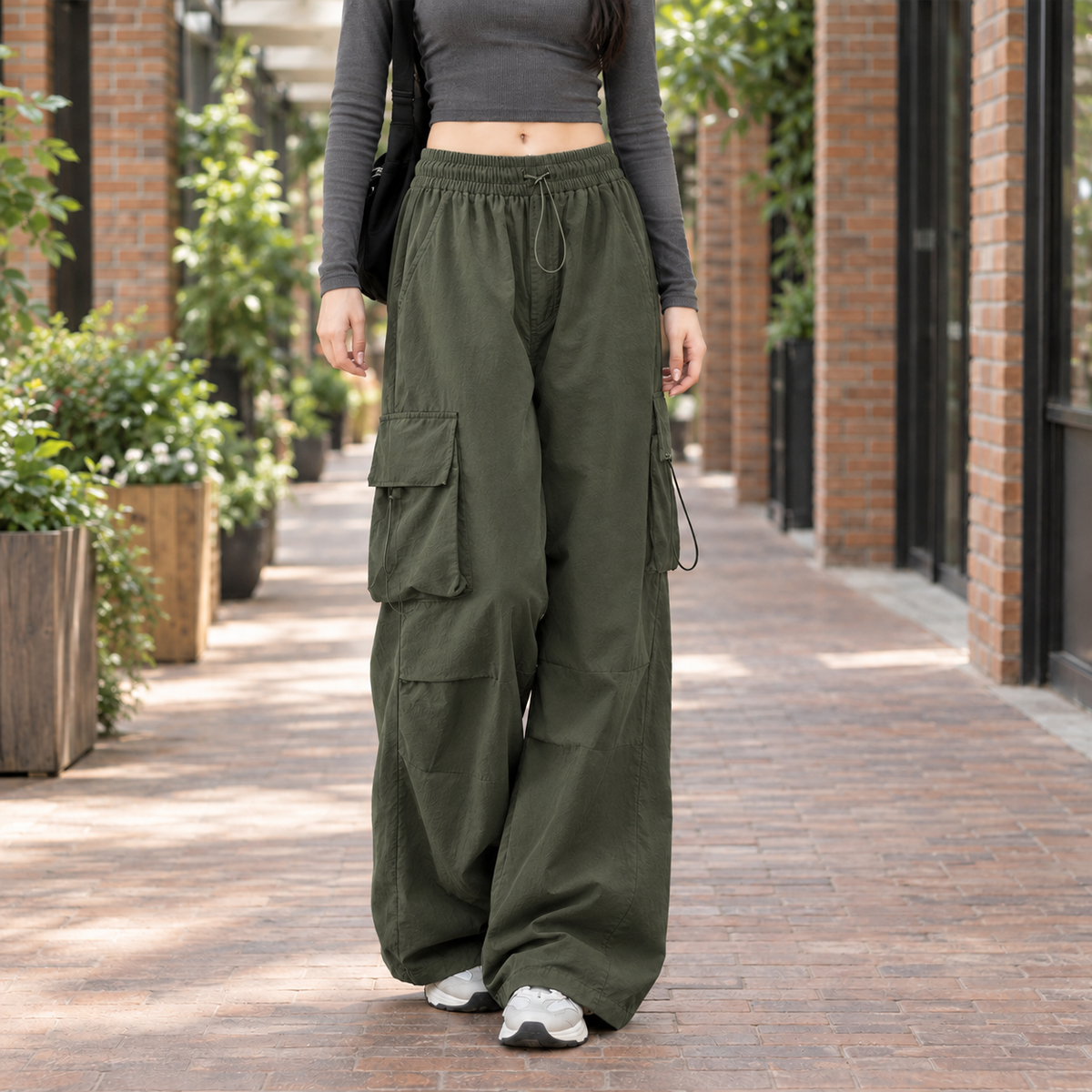Damen Hose mit weitem Bein – Relaxed Fit