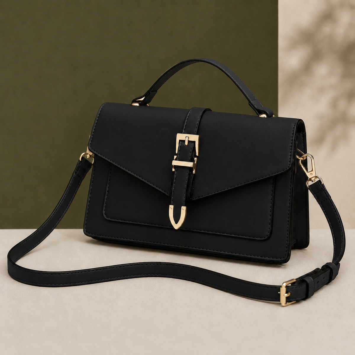 Damen Handtasche Savoia | Modell mit Schnallenverschluss