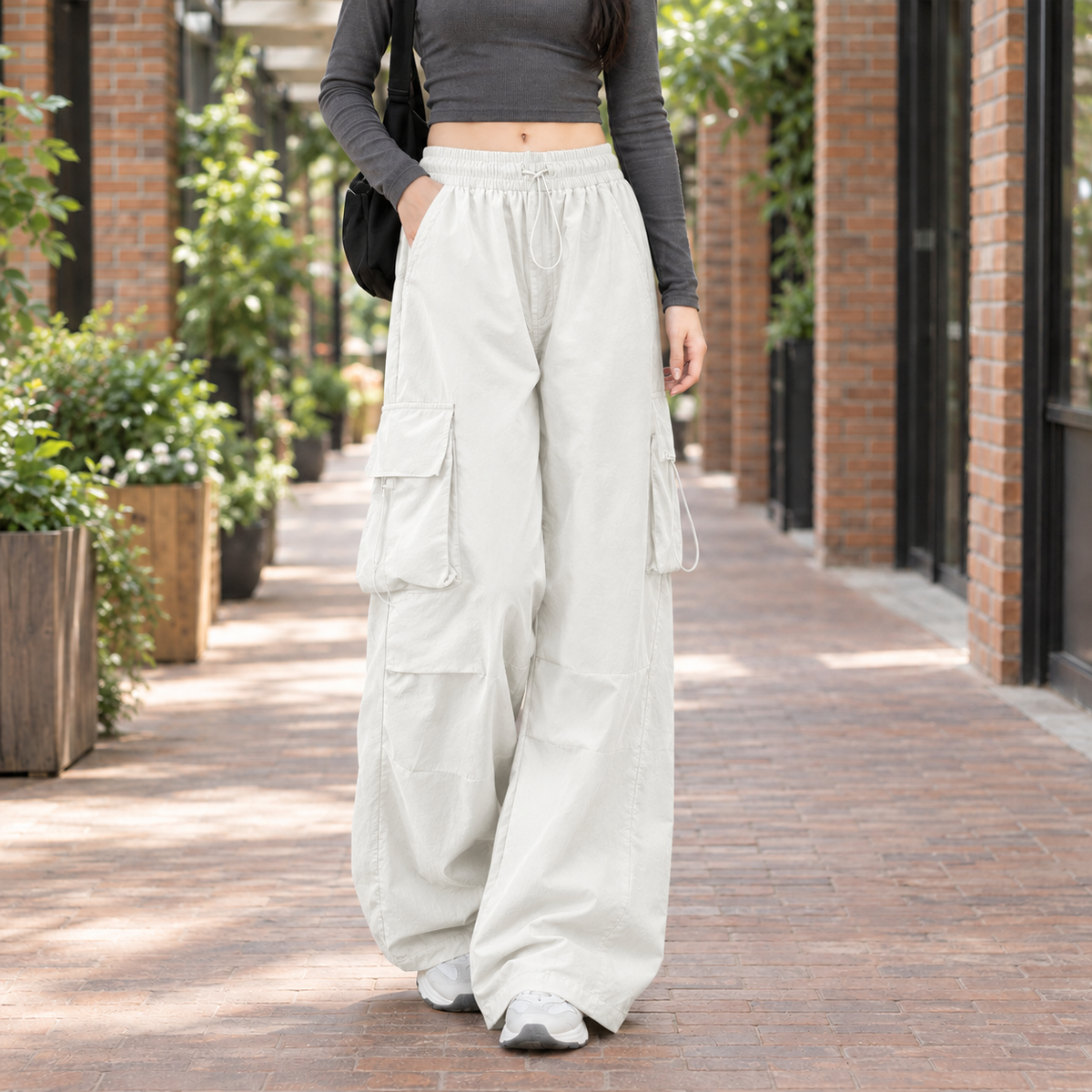 Damen Hose mit weitem Bein – Relaxed Fit