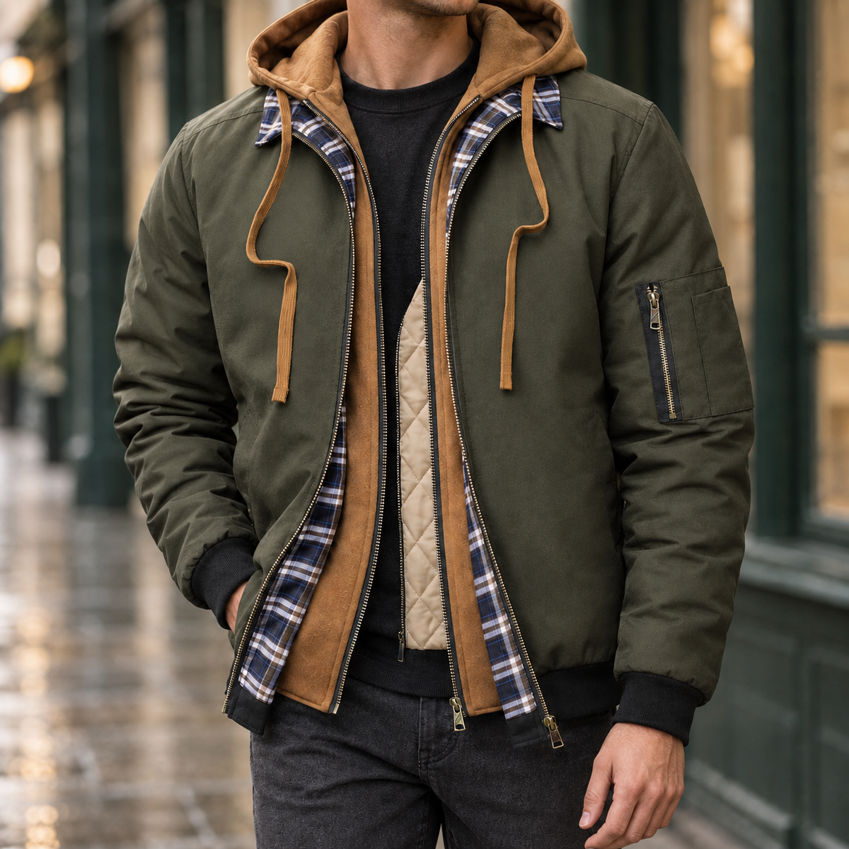 Herren Jacke wasserdicht – Regular Fit, Freizeit