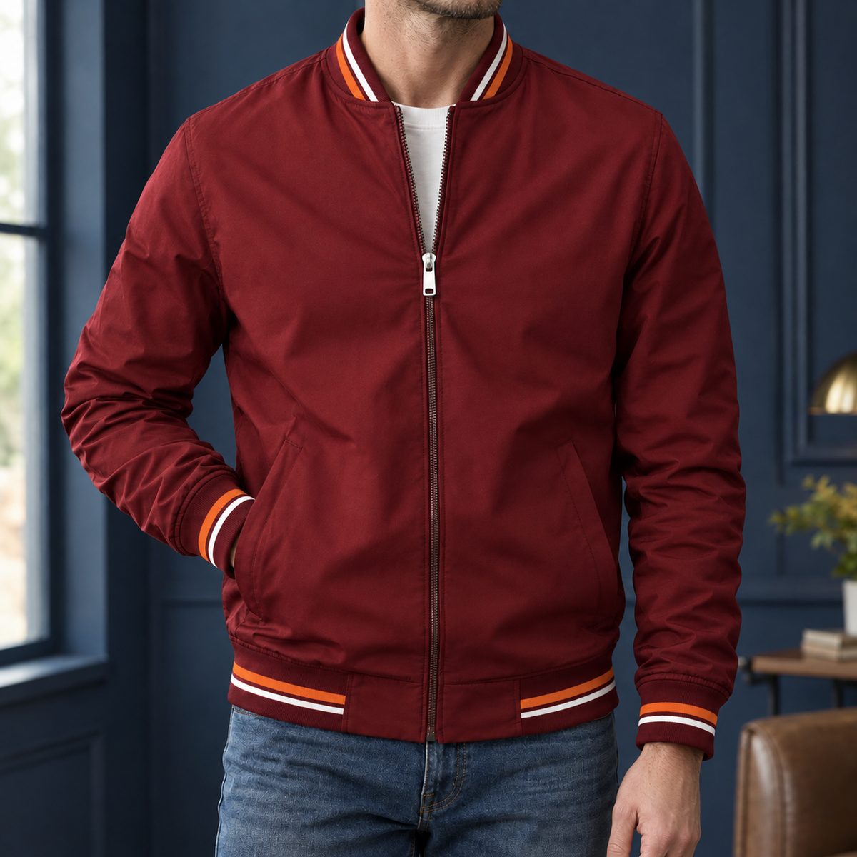 Herren College-Jacke Varsity – Regular Fit