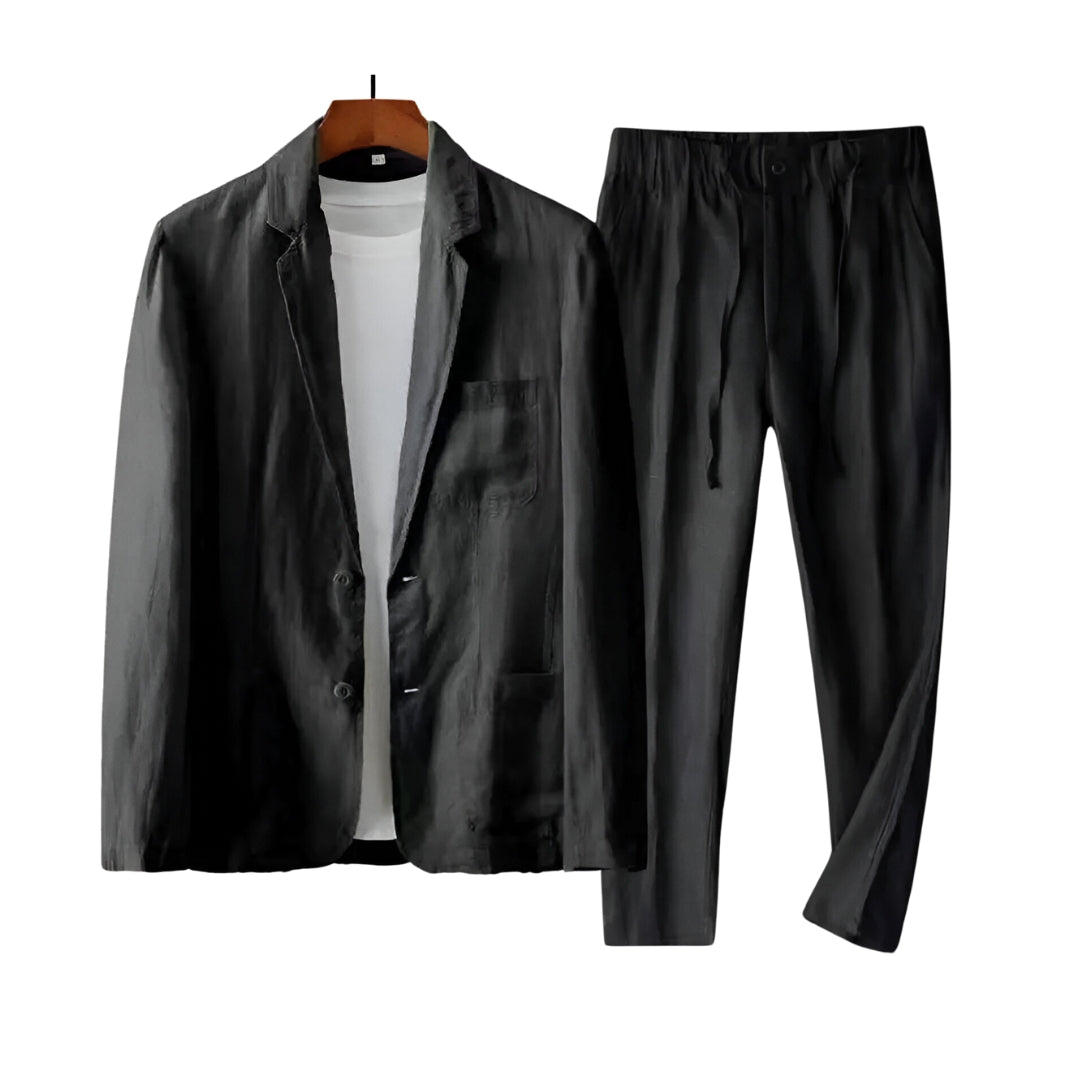 Set Herren Slim Fit Business Sommer