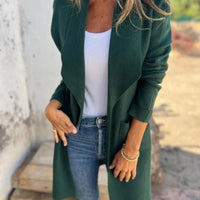 Damen Strickjacke mit Revers – Regular Fit