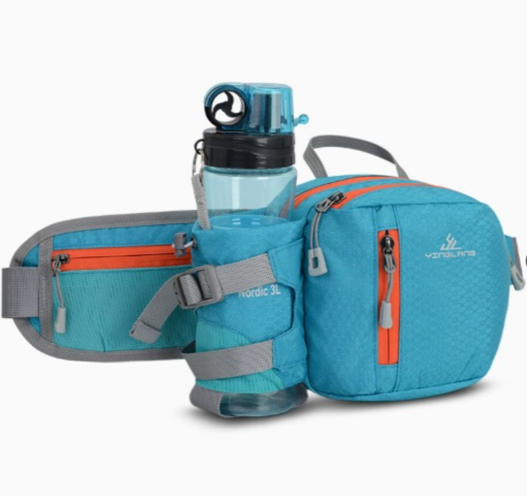 Laufgürteltasche Sport Verstellbar mit Flaschenhalter