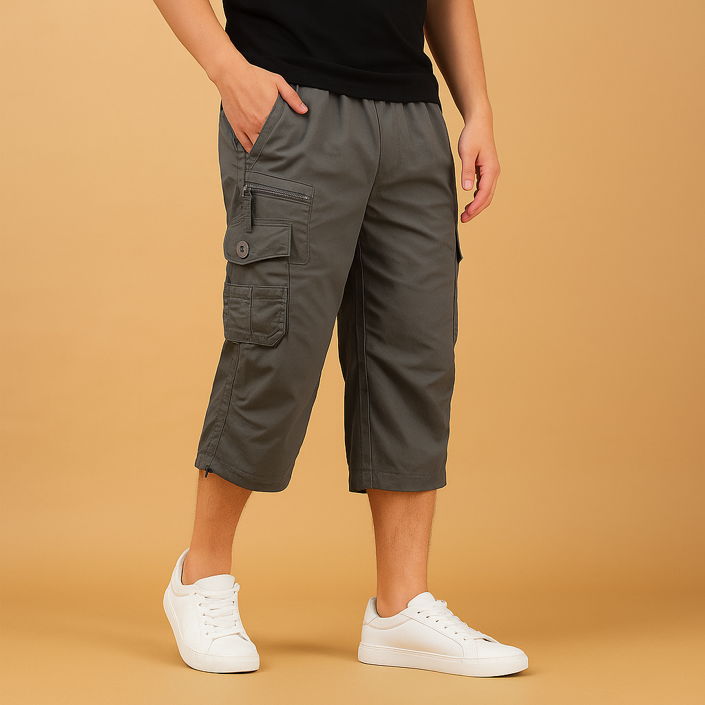 Cargoshorts Herren Lässig Sommer Freizeit