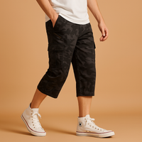 Cargoshorts Herren Lässig Sommer Freizeit