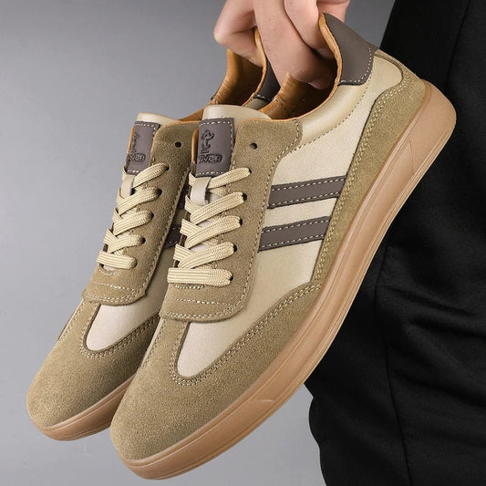 Herren Sneaker im Retro-Design mit Schnürung