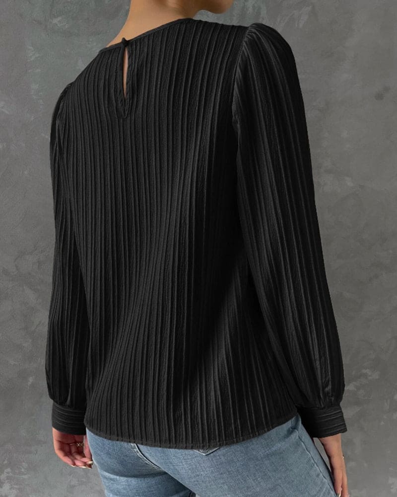 Damen Bluse Regular Fit mit Lanternärmeln Freizeit Sommer