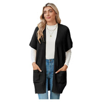 Damen Cardigan offener Schnitt – Relaxed Fit, Casual