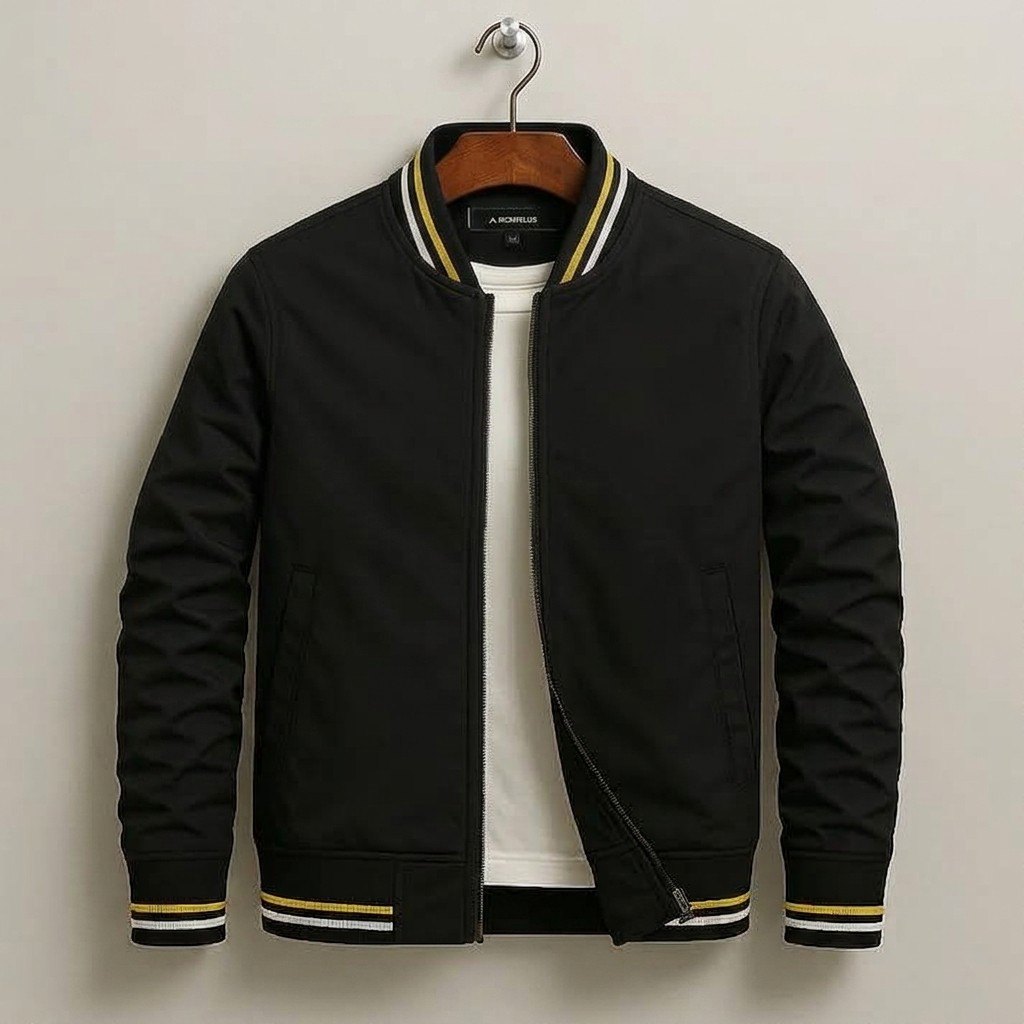 Jacke Herren Regular Fit Stehkragen Freizeit