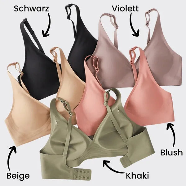 Nahtloser Damen BH Ohne Bügel Push-up Komfort