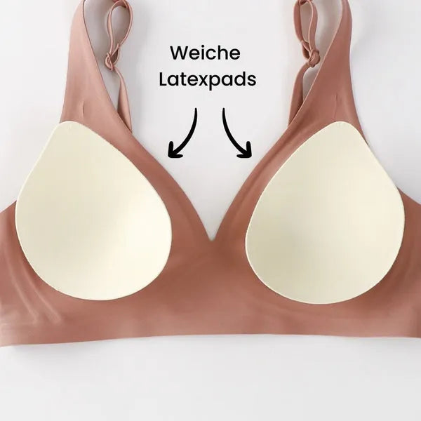 Nahtloser Damen BH Ohne Bügel Push-up Komfort