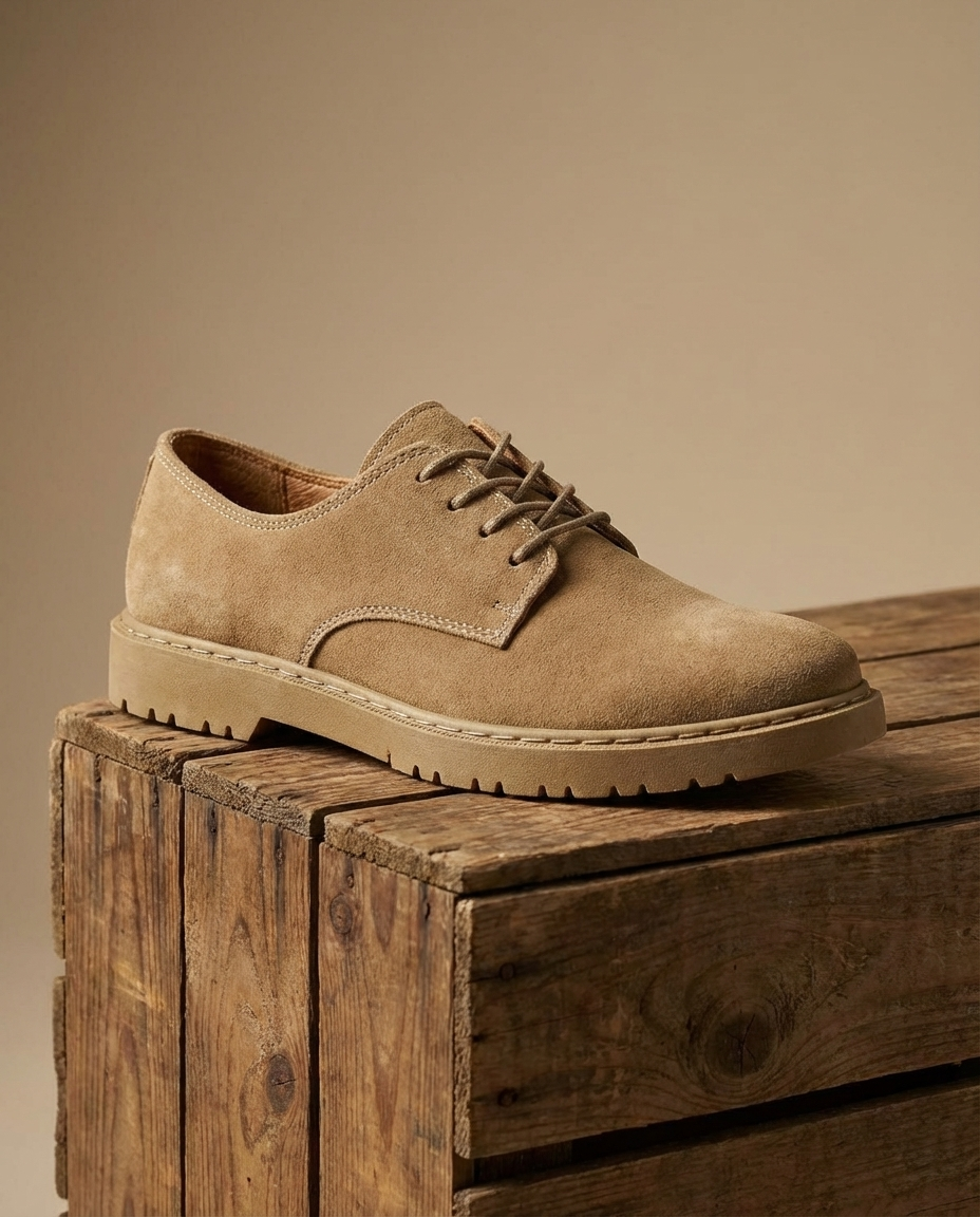 Herren Chukka Boots in Wildlederoptik mit Schnürung