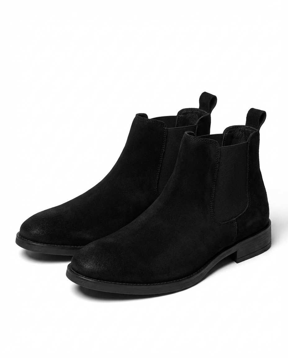 Herren Chelsea Boots in Wildlederoptik