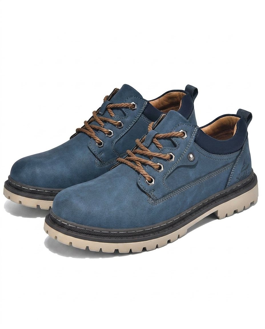 Herren Stiefel mit D-Ring-Schnürung