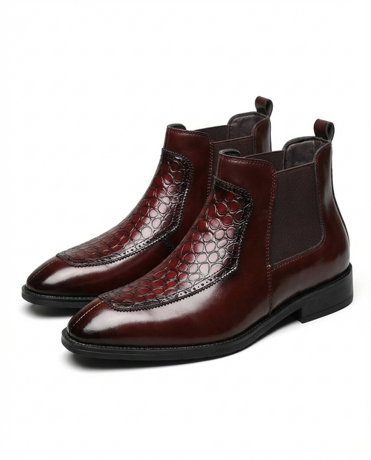 Herren Chelsea Boots in polierter Optik
