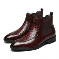Herren Chelsea Boots in polierter Optik