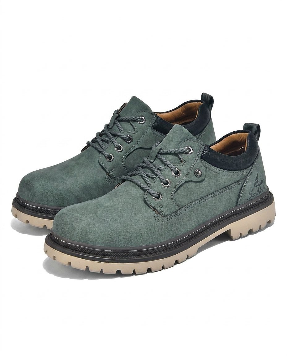 Herren Stiefel mit D-Ring-Schnürung