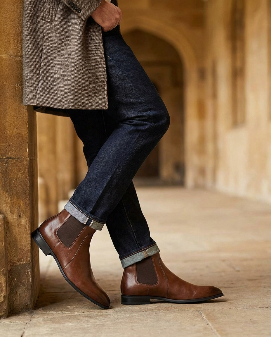 Herren Chelsea Boots mit Zuglaschen