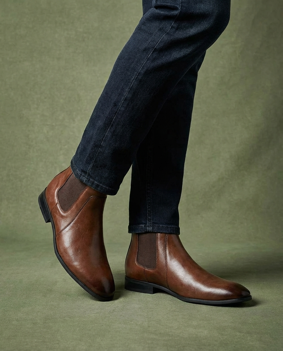 Herren Chelsea Boots mit Zuglaschen