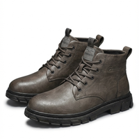 Herren Schnürstiefel mit Profilsohle