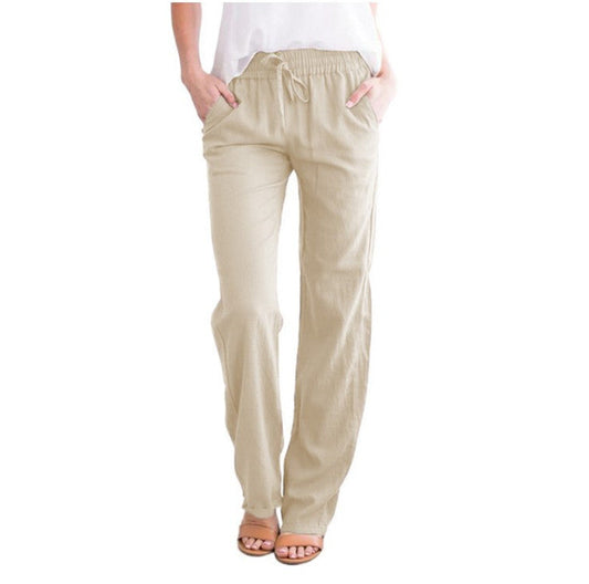 Leichte Freizeithose Damen Regular Fit Sommer