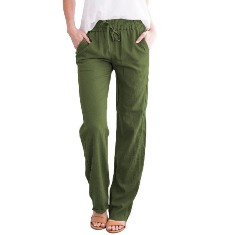 Leichte Freizeithose Damen Regular Fit Sommer
