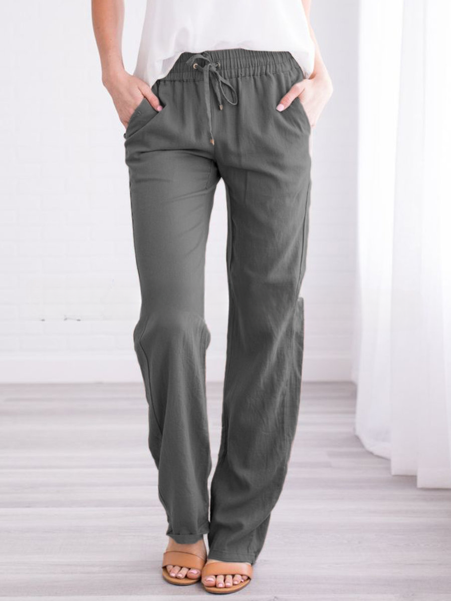 Leichte Freizeithose Damen Regular Fit Sommer