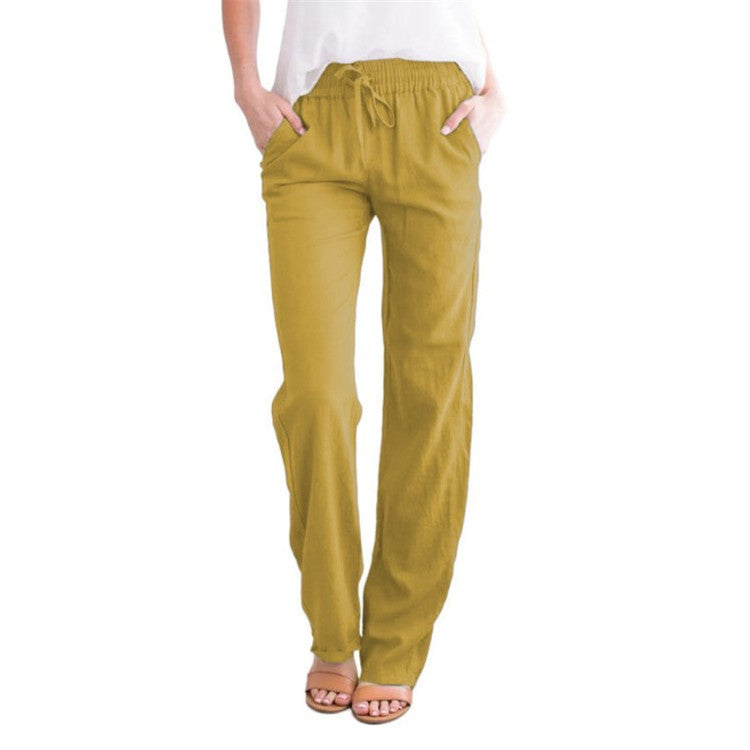 Leichte Freizeithose Damen Regular Fit Sommer