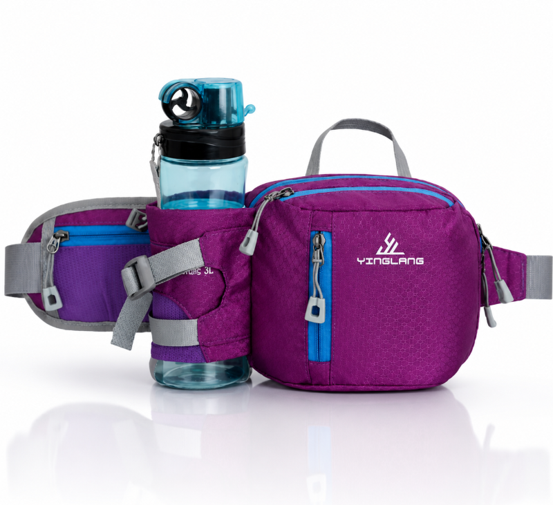 Laufgürteltasche Sport Verstellbar mit Flaschenhalter