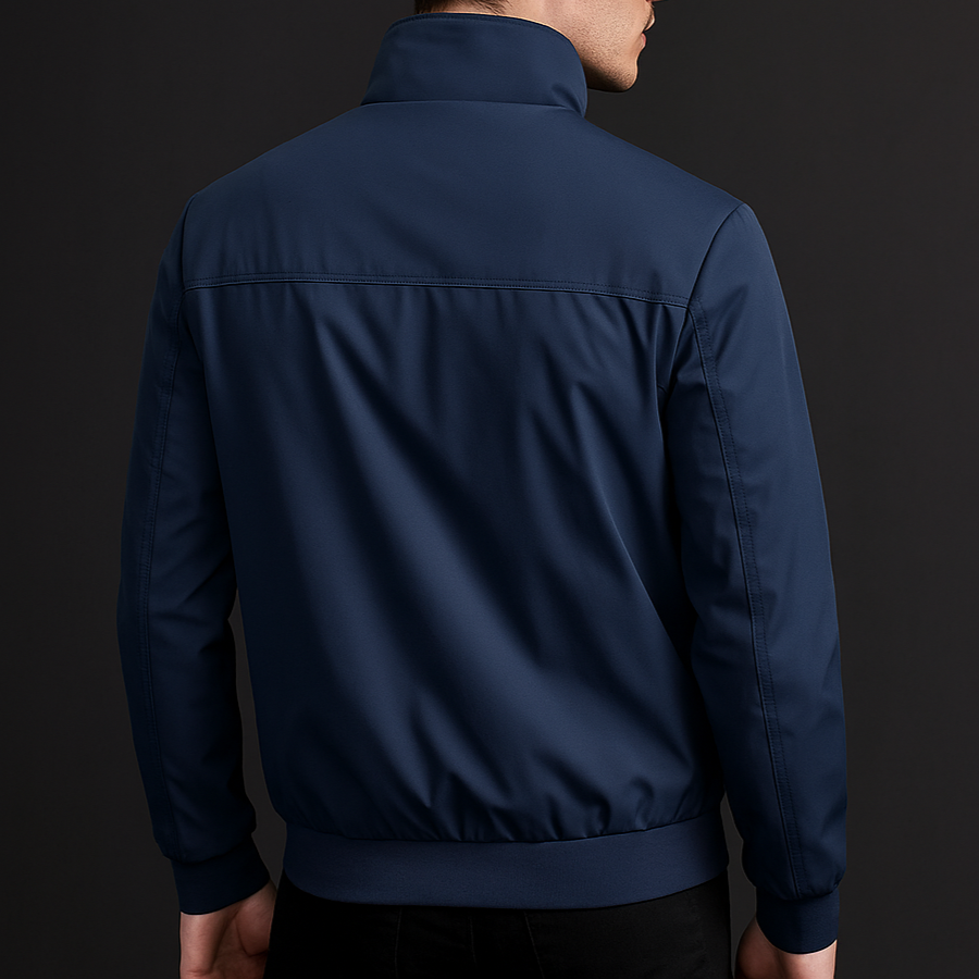 Herren Windjacke mit Zip-Taschen und schlanker Passform