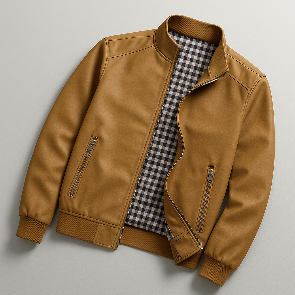 Herren Windjacke mit Zip-Taschen und schlanker Passform