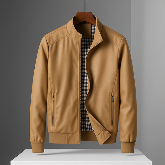 Herren Windjacke mit Zip-Taschen und schlanker Passform