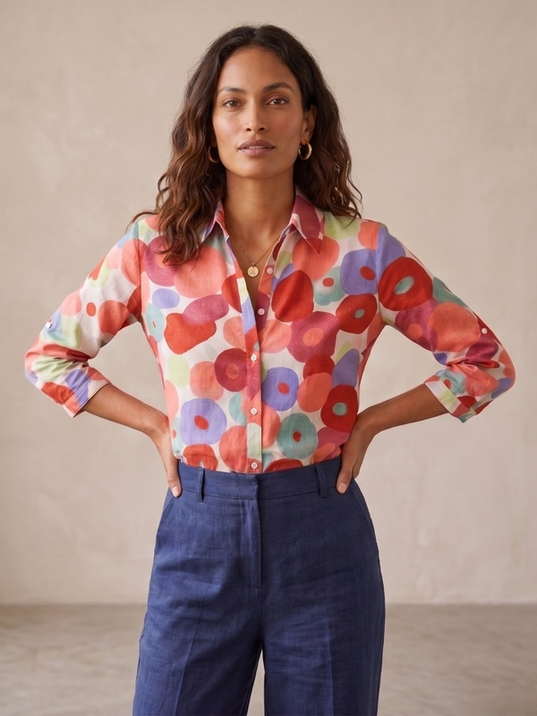 Damen Bluse im Relaxed Fit | Vielseitiges Modell für Alltag und Freizeit für Damen